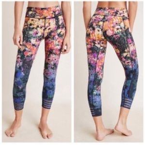 30. Free People Movement Floral Leggings Small